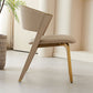 Home Indoor Side Chair Glam Upholstered Armless Chair in Beige