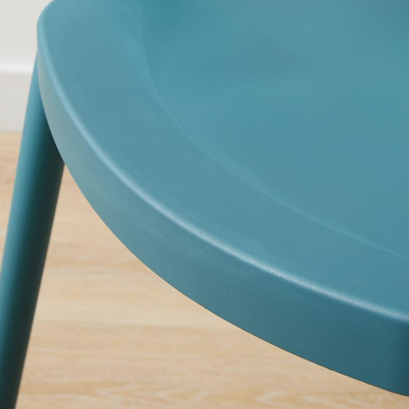 Sedia da casa sedia da pranzo in plastica intatta senza braccio sedia da cucina laterale