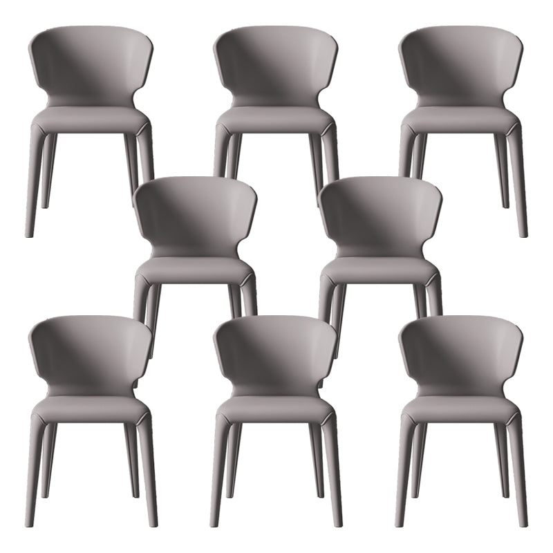 Chaises de salle à manger en faux cuir de cuisine