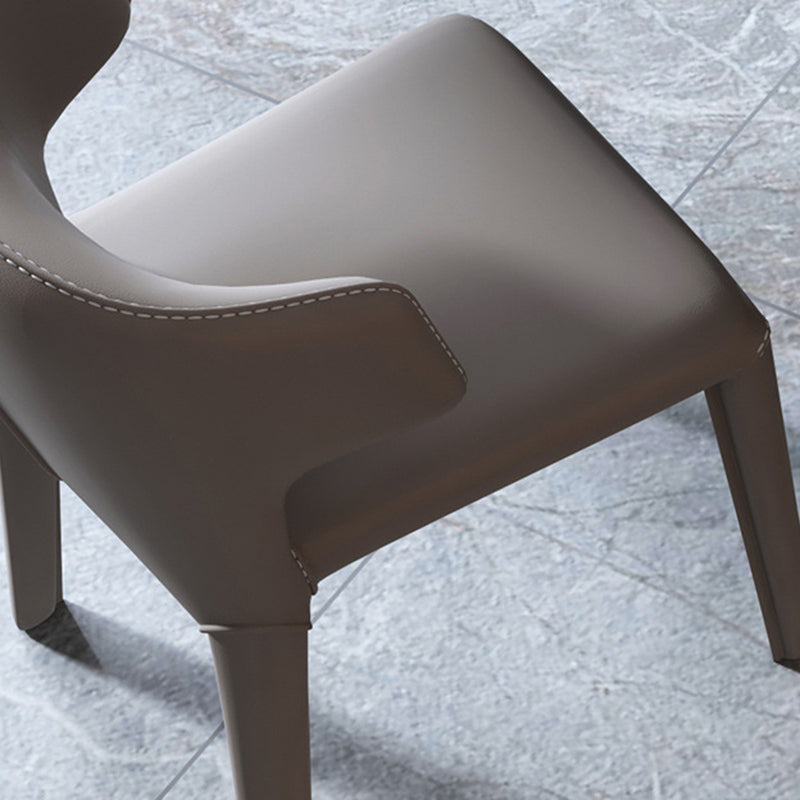 Chaises de salle à manger en faux cuir de cuisine