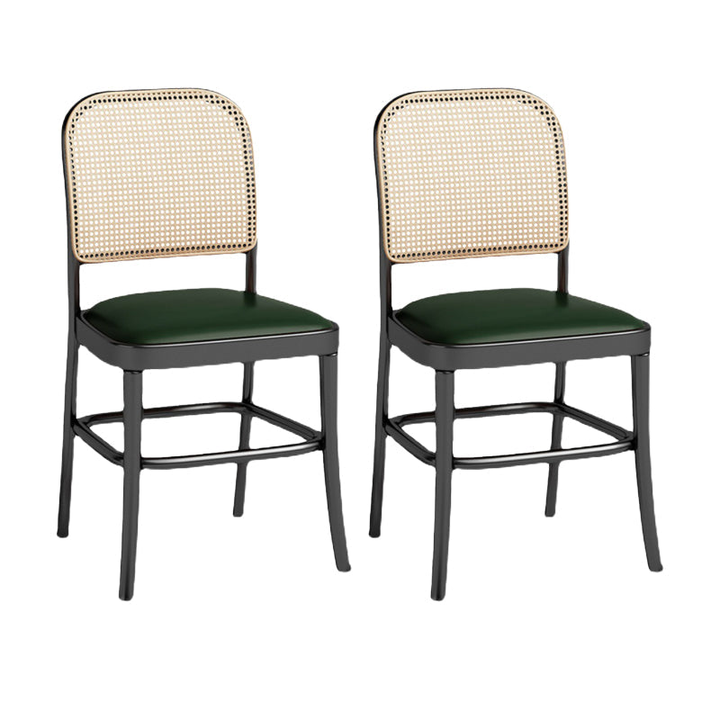 Sedia da pranzo con cucina in metallo contemporaneo sedia da pranzo aperta