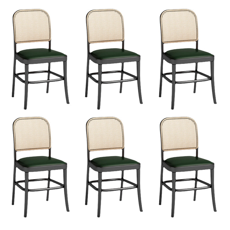 Sedia da pranzo con cucina in metallo contemporaneo sedia da pranzo aperta