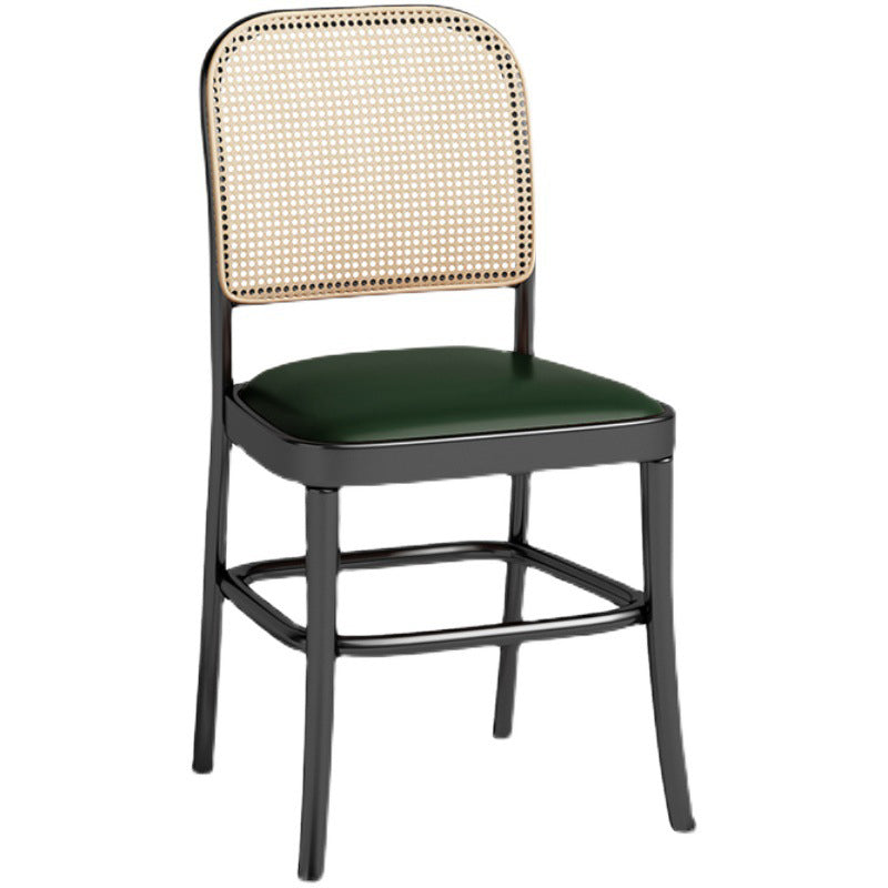 Sedia da pranzo con cucina in metallo contemporaneo sedia da pranzo aperta