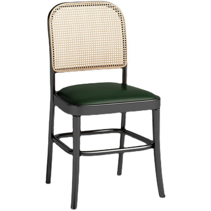 Sedia da pranzo con cucina in metallo contemporaneo sedia da pranzo aperta