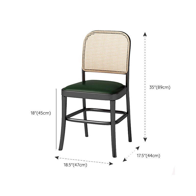 Sedia da pranzo con cucina in metallo contemporaneo sedia da pranzo aperta