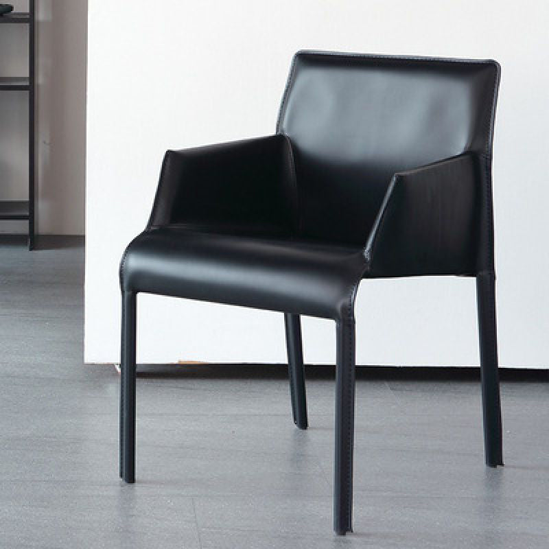 Home Faux Leather Side Chair Dining Room Parsons Dineren fauteuil