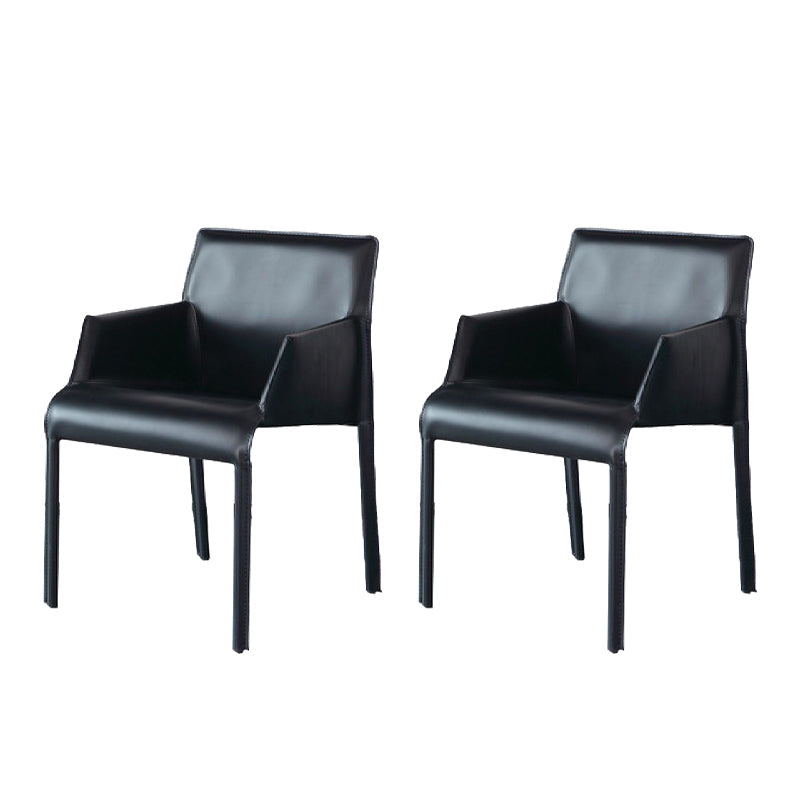 Home Faux Leather Side Chair Dining Room Parsons Dineren fauteuil