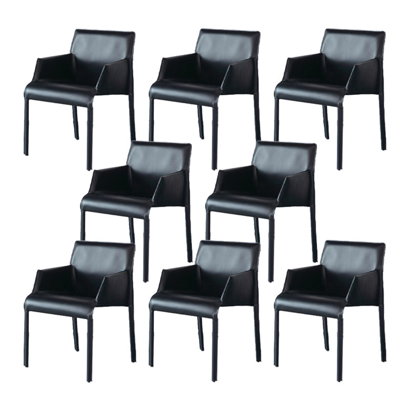 Home Faux Leather Side Chair Dining Room Parsons Dineren fauteuil