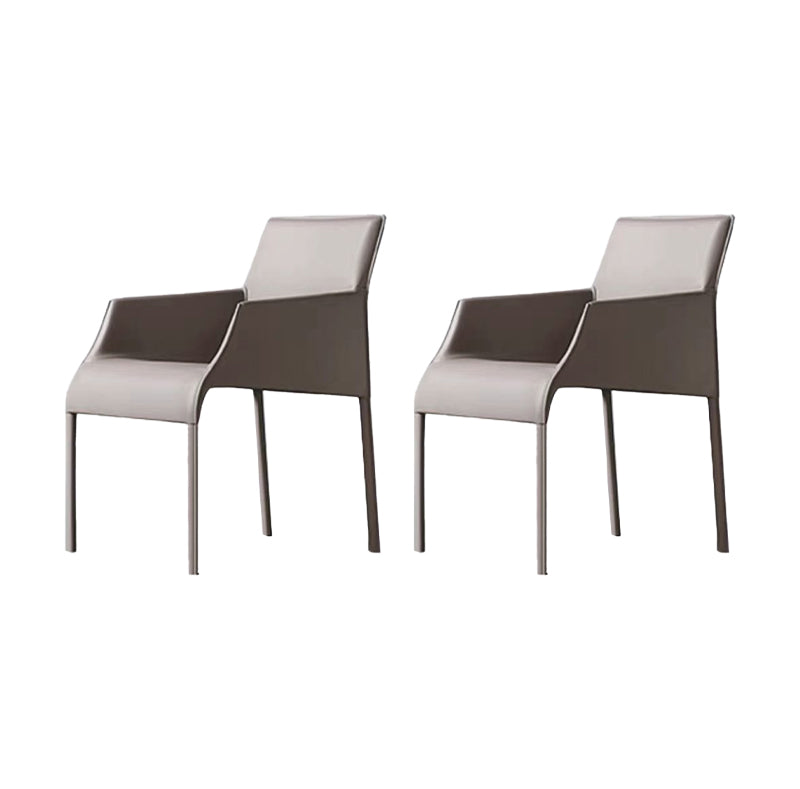 Home Faux Leather Side Chair Dining Room Parsons Dineren fauteuil