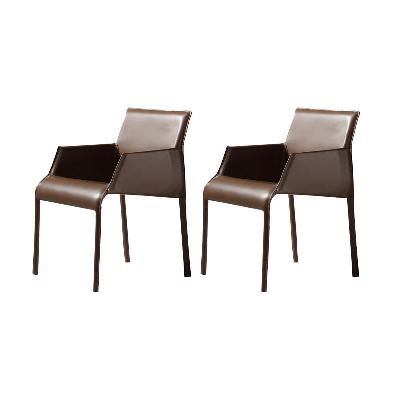 Home Faux Leather Side Chair Dining Room Parsons Dineren fauteuil