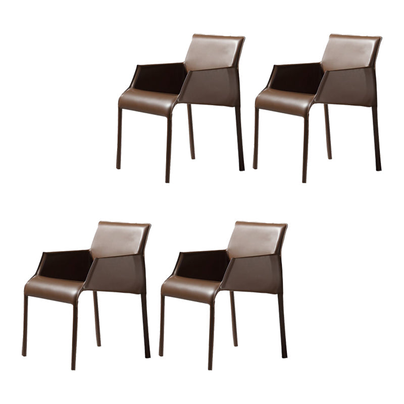 Home Faux Leather Side Chair Dining Room Parsons Dineren fauteuil