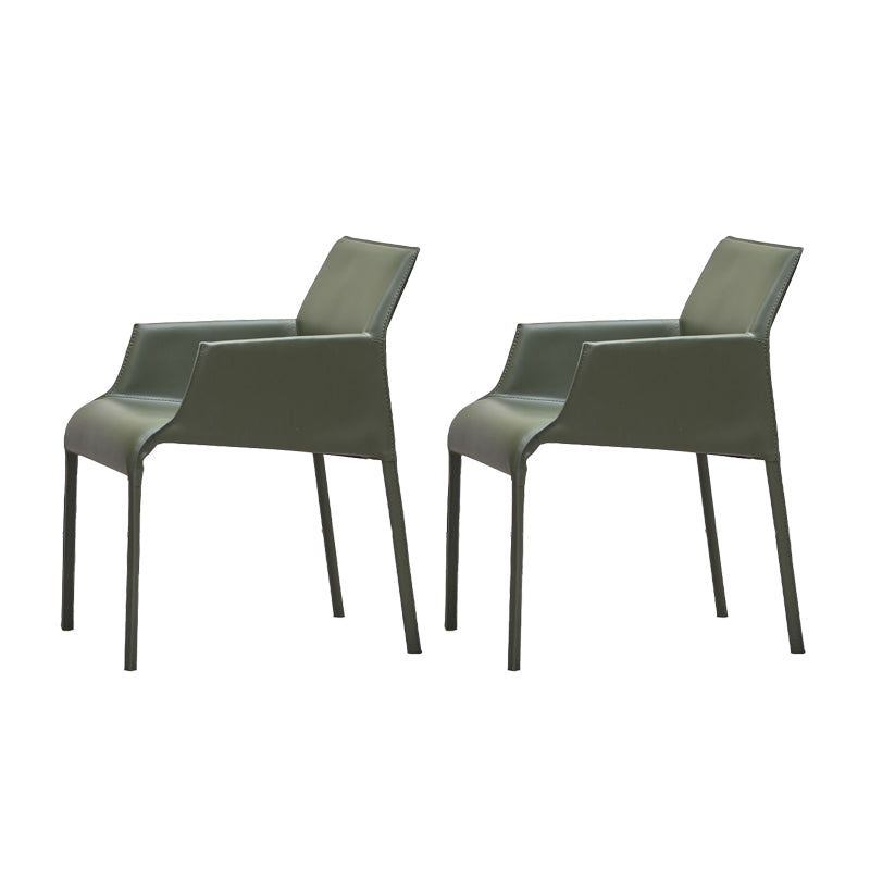 Home Faux Leather Side Chair Dining Room Parsons Dineren fauteuil