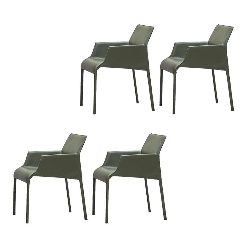 Home Faux Leather Side Chair Dining Room Parsons Dineren fauteuil