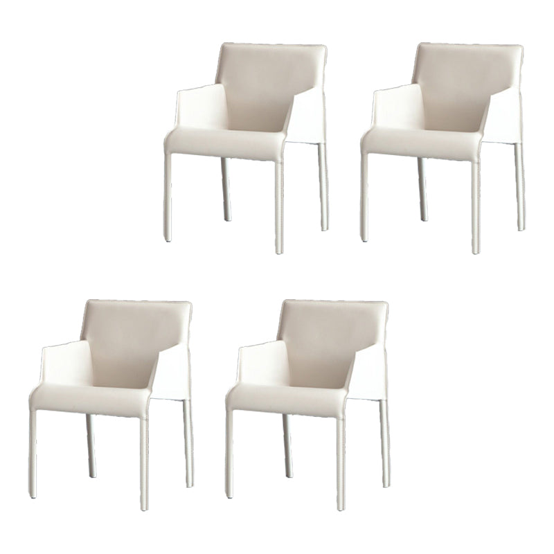 Home Faux Leather Side Chair Dining Room Parsons Dineren fauteuil