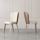 Faux Leather Side Chair Contemporary Armless Kitchen Dining Side Chair