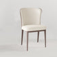Faux Leather Side Chair Contemporary Armless Kitchen Dining Side Chair