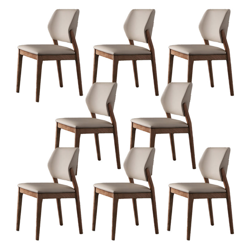 Sedie da pranzo aperte contemporanee sedia da imbottitura interno