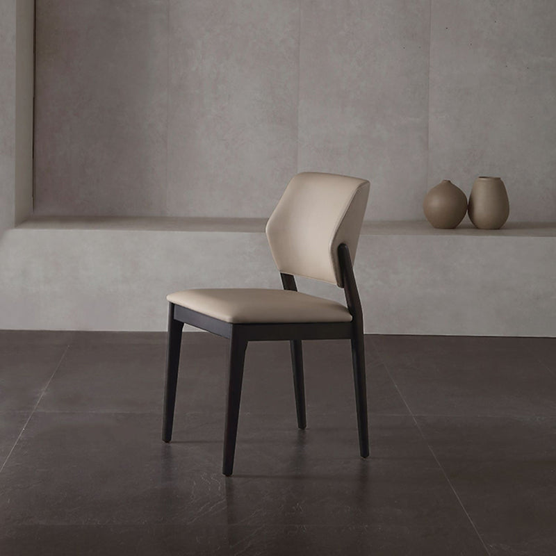 Sedie da pranzo aperte contemporanee sedia da imbottitura interno