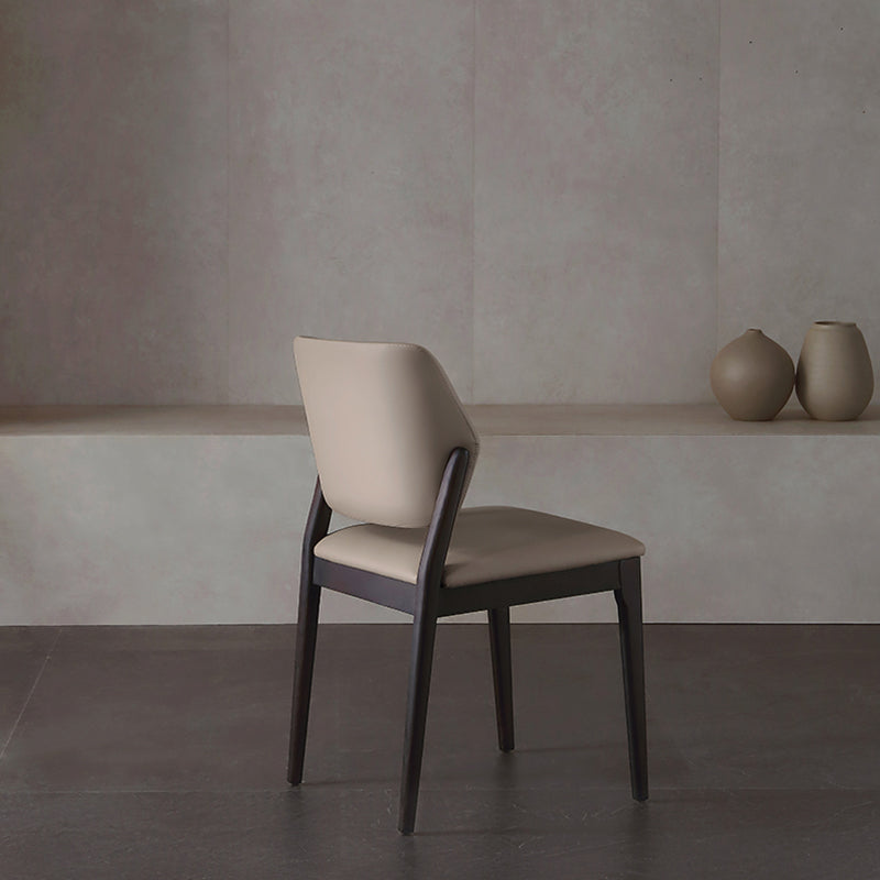 Sedie da pranzo aperte contemporanee sedia da imbottitura interno