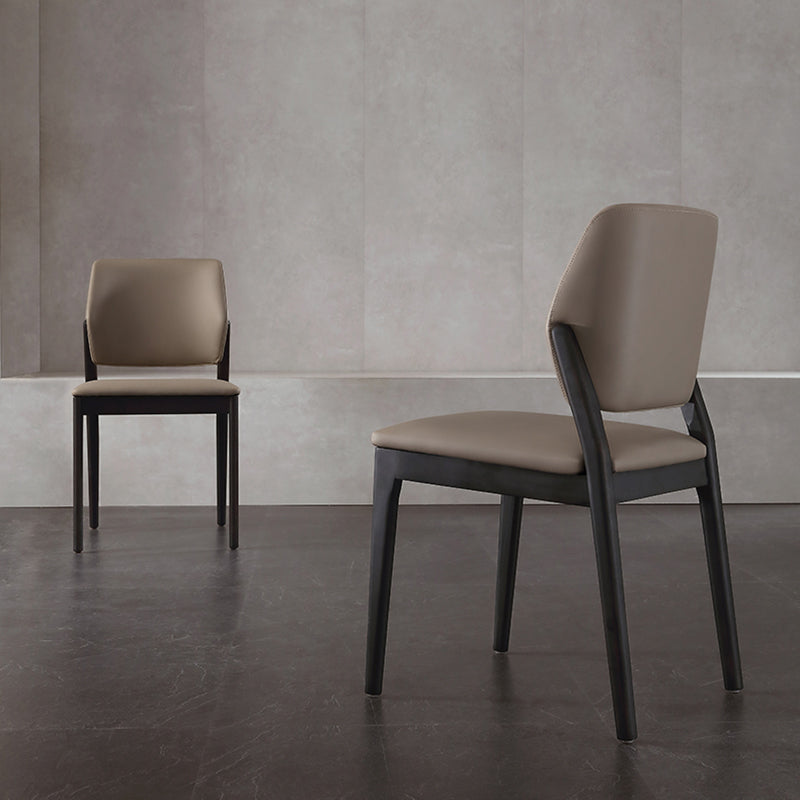 Sedie da pranzo aperte contemporanee sedia da imbottitura interno