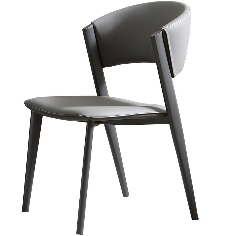 Contemporary Kitchen Dining Chairs Open Back Dining Side Chair Clearhalo 'Dining Chairs' 'Dining Tables & Seating' 'dining_chair' 'furn' 'furn_dining_chair' 'Furniture' 'Kitchen & Dining Furniture' 6593732