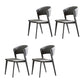 Contemporary Kitchen Dining Chairs Open Back Dining Side Chair Gray 4 Piece Set Clearhalo 'Dining Chairs' 'Dining Tables & Seating' 'dining_chair' 'furn' 'furn_dining_chair' 'Furniture' 'Kitchen & Dining Furniture' 6593733