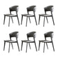 Contemporary Kitchen Dining Chairs Open Back Dining Side Chair Gray 6 Piece Set Clearhalo 'Dining Chairs' 'Dining Tables & Seating' 'dining_chair' 'furn' 'furn_dining_chair' 'Furniture' 'Kitchen & Dining Furniture' 6593735