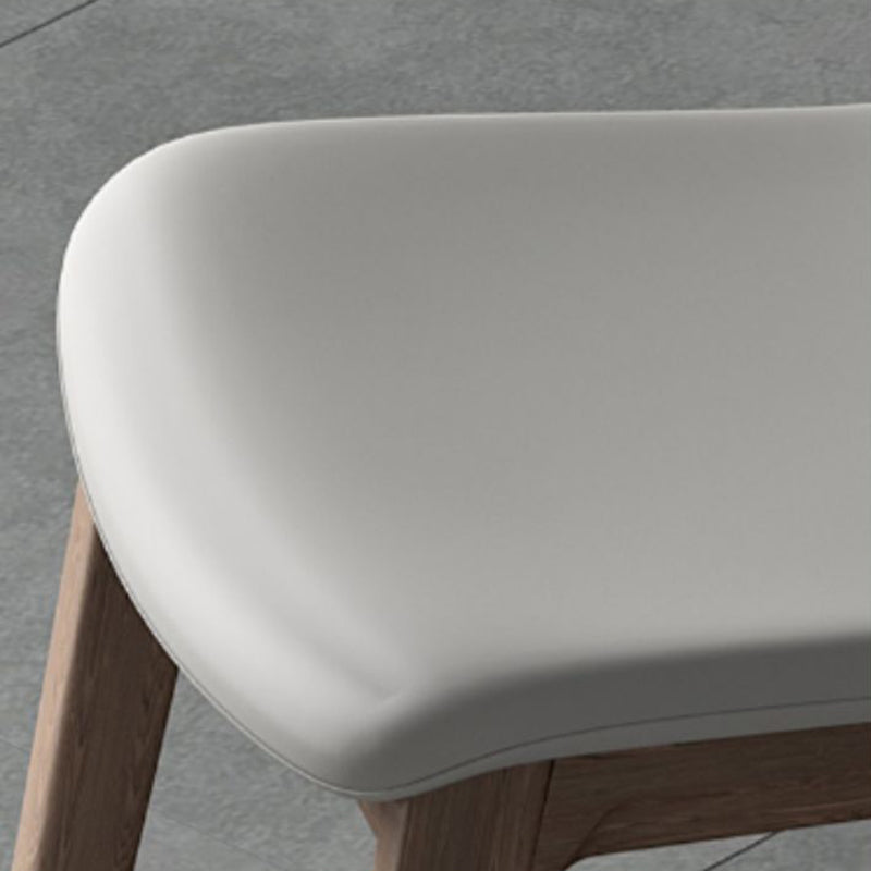 Chaise Parsons de chaise latéral moderne en cuir fausse avec rembourrage