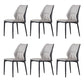 Industrial Dining Room Side Chair Metal Legs Wingback Chairs