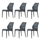 Industrial Dining Room Side Chair Metal Legs Wingback Chairs
