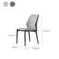 Industrial Dining Room Side Chair Metal Legs Wingback Chairs