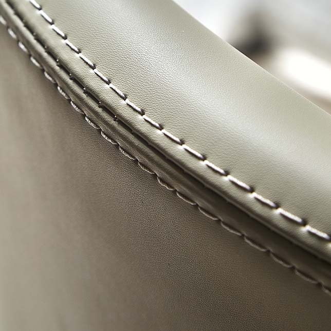 Armless Kitchen Dining Side Chair Faux Leather Chair with Wood Legs