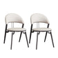 Armless Upholstered Dining Chairs Faux Leather Kitchen Dining Side Chair