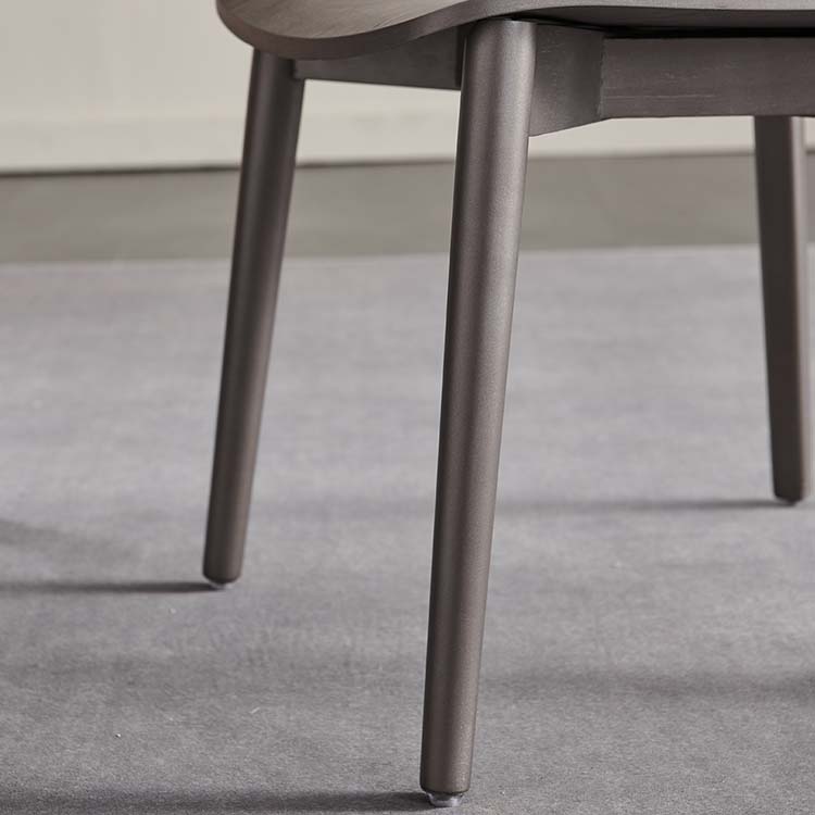 ダイニングルームキッチンサイドチェアインダストリアルソリッドウッドアームレスチェア