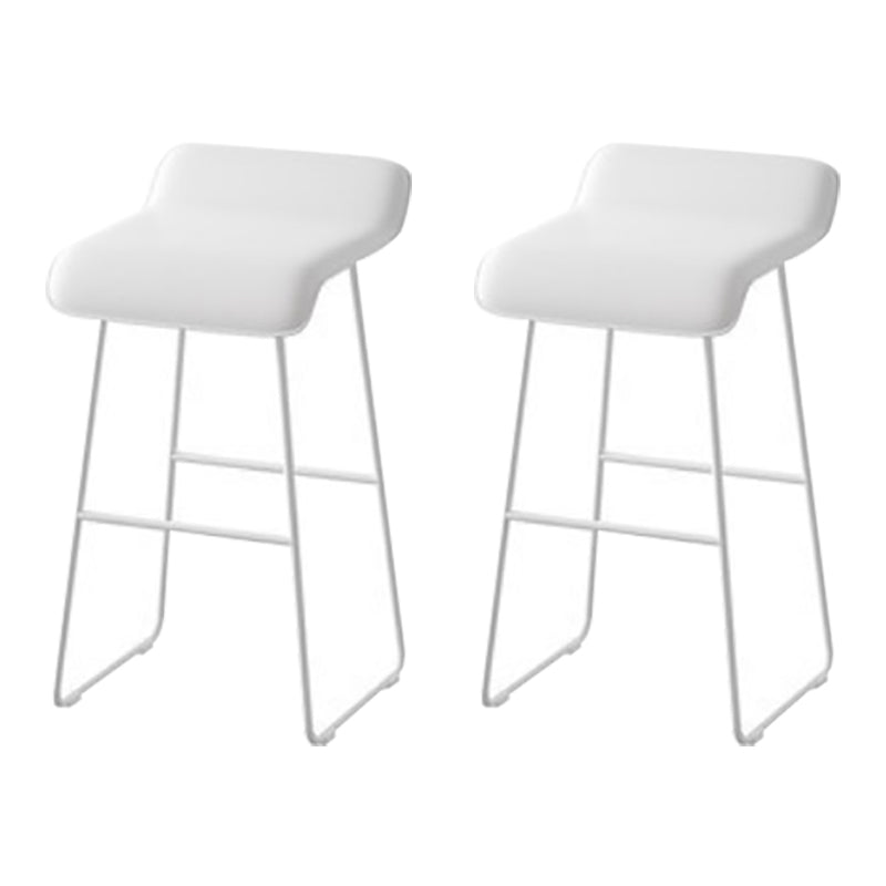Tabouret de bar en cuir tabouret de comptoir arrière moderne pour usage domestique