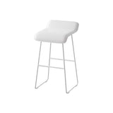 Leather Bar Stool Modern Backless Counter Stool for Home Use