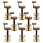 Leather Bar Stool Adjustable Height Counter Stool for Bristol Khaki 8 Piece Set Clearhalo 'Bar Furniture' 'Bar Stools' 'bar_stools' 'furn' 'furn_bar_stools' 'Furniture' 'Kitchen & Dining Furniture' 6594276