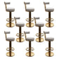 Leather Bar Stool Adjustable Height Counter Stool for Bristol Light Gray 8 Piece Set Clearhalo 'Bar Furniture' 'Bar Stools' 'bar_stools' 'furn' 'furn_bar_stools' 'Furniture' 'Kitchen & Dining Furniture' 6594280