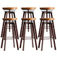 Industrial Elevatable Backless Counter Stool Iron Bar Stool with Pedal for Bar Copper 6 Piece Set Clearhalo 'Bar Furniture' 'Bar Stools' 'bar_stools' 'furn' 'furn_bar_stools' 'Furniture' 'Kitchen & Dining Furniture' 6594295