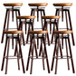 Industrial Elevatable Backless Counter Stool Iron Bar Stool with Pedal for Bar Copper 8 Piece Set Clearhalo 'Bar Furniture' 'Bar Stools' 'bar_stools' 'furn' 'furn_bar_stools' 'Furniture' 'Kitchen & Dining Furniture' 6594296