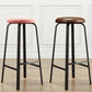 Modern Stackable Armless Counter Stool Iron Bar Stool with Cushion and Pedal for Cafe Clearhalo 'Bar Furniture' 'Bar Stools' 'bar_stools' 'furn' 'furn_bar_stools' 'Furniture' 'Kitchen & Dining Furniture' 6594357