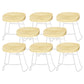 Modern Armless Backless Counter Stool Pine Wood Bar Stool with Pedal for Bar
