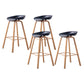Industrial Armless Backrest Counter Stool Iron Bar Stool with Acrylic Seat for Cafe Black 4 Piece Set Clearhalo 'Bar Furniture' 'Bar Stools' 'bar_stools' 'furn' 'furn_bar_stools' 'Furniture' 'Kitchen & Dining Furniture' 6594613