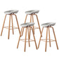 Industrial Armless Backrest Counter Stool Iron Bar Stool with Acrylic Seat for Cafe Light Gray 4 Piece Set Clearhalo 'Bar Furniture' 'Bar Stools' 'bar_stools' 'furn' 'furn_bar_stools' 'Furniture' 'Kitchen & Dining Furniture' 6594632