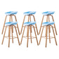 Industrial Armless Backrest Counter Stool Iron Bar Stool with Acrylic Seat for Cafe Light Blue 6 Piece Set Clearhalo 'Bar Furniture' 'Bar Stools' 'bar_stools' 'furn' 'furn_bar_stools' 'Furniture' 'Kitchen & Dining Furniture' 6594659