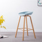 Industrial Armless Backrest Counter Stool Iron Bar Stool with Acrylic Seat for Cafe Navy 1 Piece Clearhalo 'Bar Furniture' 'Bar Stools' 'bar_stools' 'furn' 'furn_bar_stools' 'Furniture' 'Kitchen & Dining Furniture' 6594661