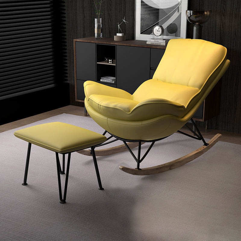 Salon simple chaise à rocker moderne chaise de rocker simple étanche