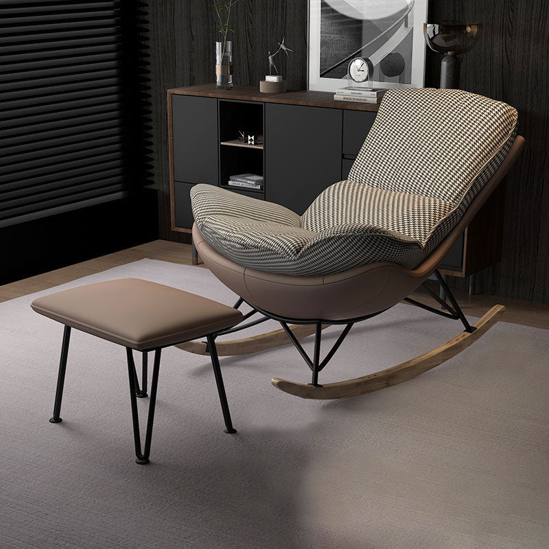 Salon simple chaise à rocker moderne chaise de rocker simple étanche