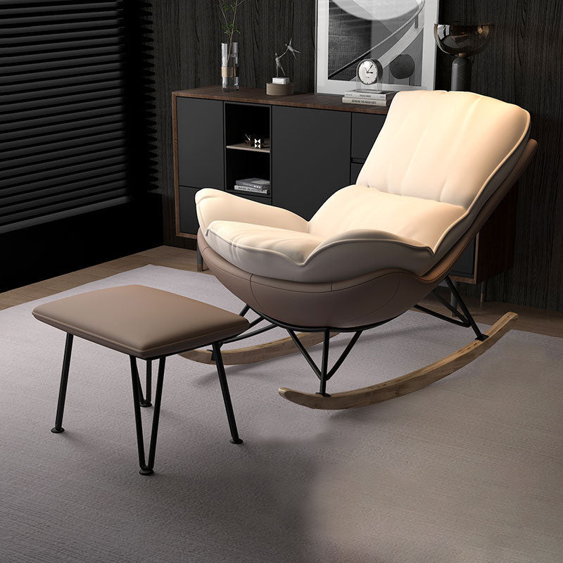 Salon simple chaise à rocker moderne chaise de rocker simple étanche