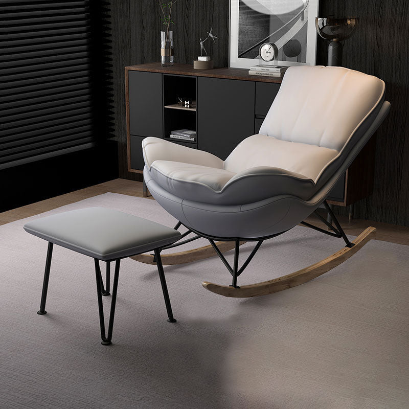 Salon simple chaise à rocker moderne chaise de rocker simple étanche